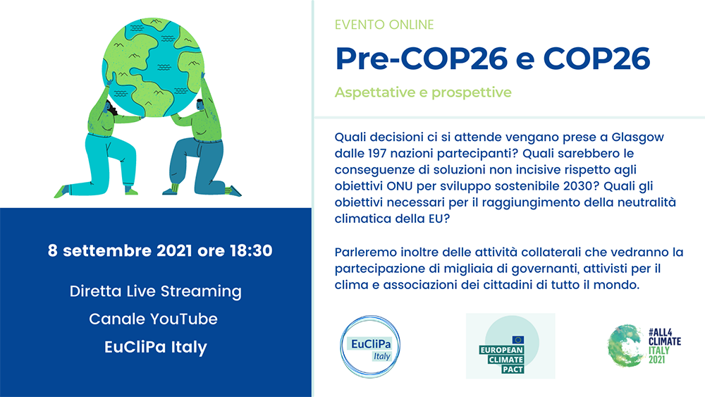 Satellite event: Pre-COP26 and COP26: Expectations and Future Prospects