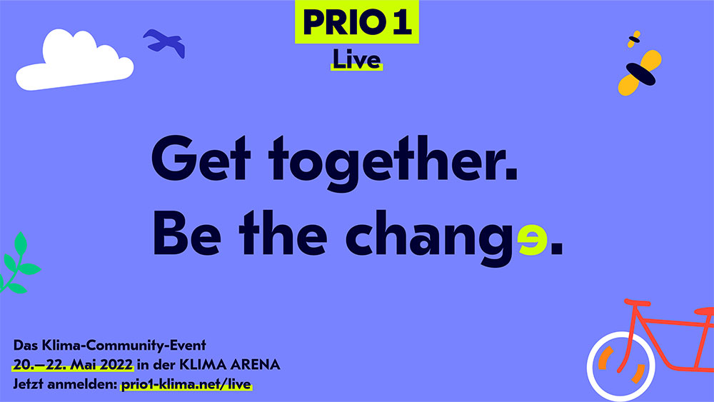 Satellite event: PRIO1 Live - Das Klima-Community-Event