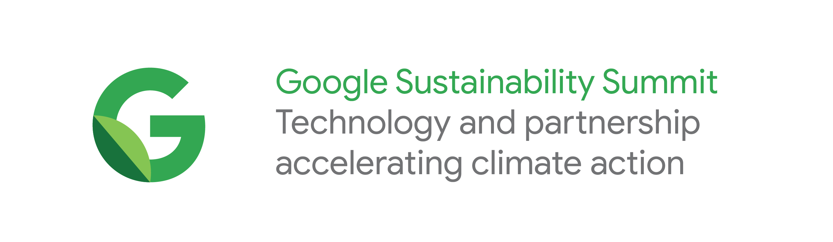 Google Sustainability Summit - Technology and partnership accelerating climate action