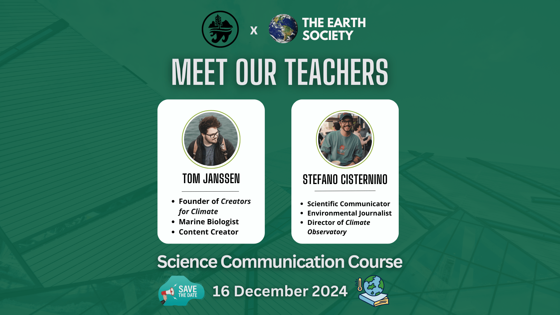 The art of science communication event speakers