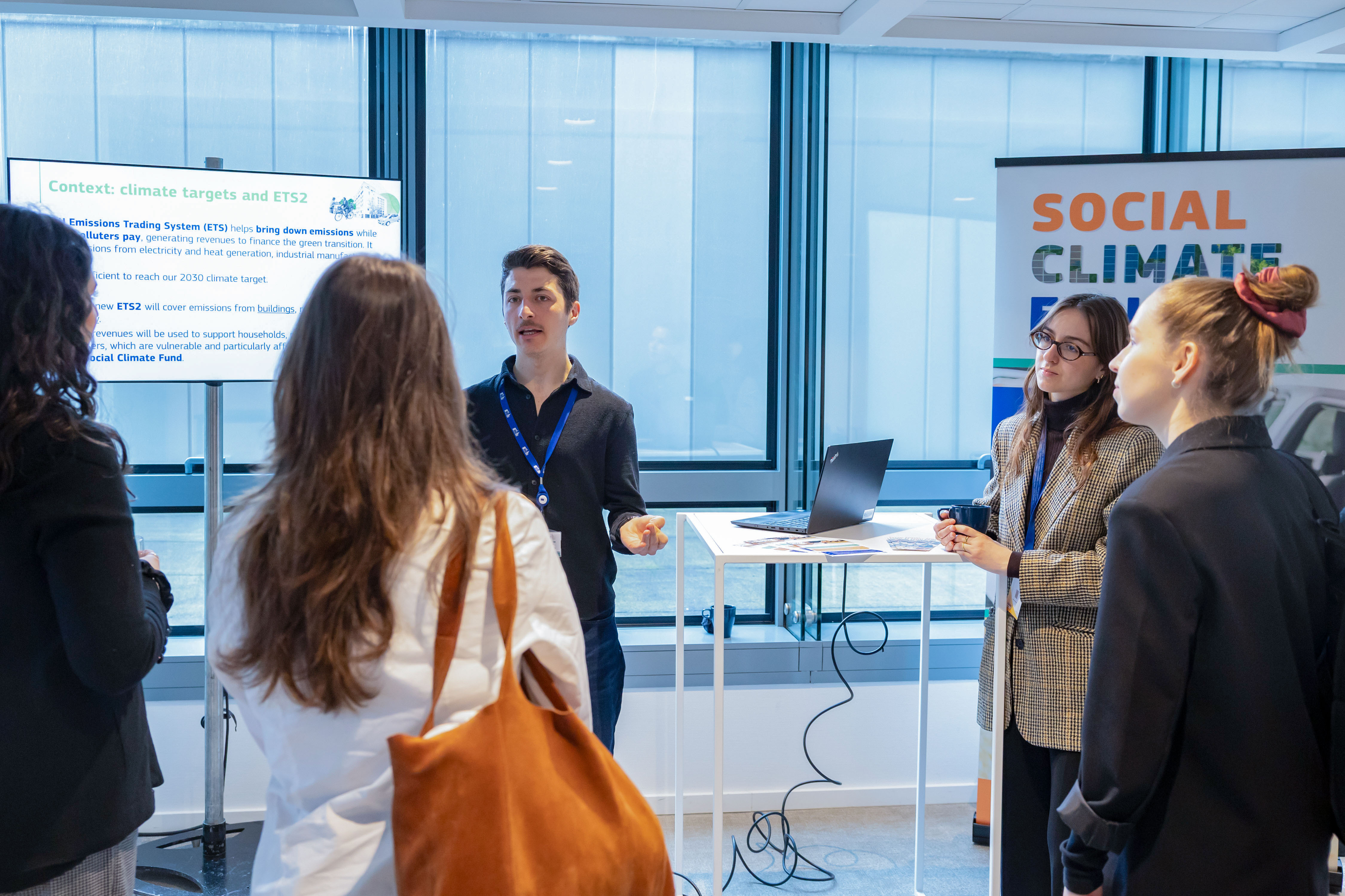 At stands in the Climate Action Village, attendees learned more about EU initiatives  