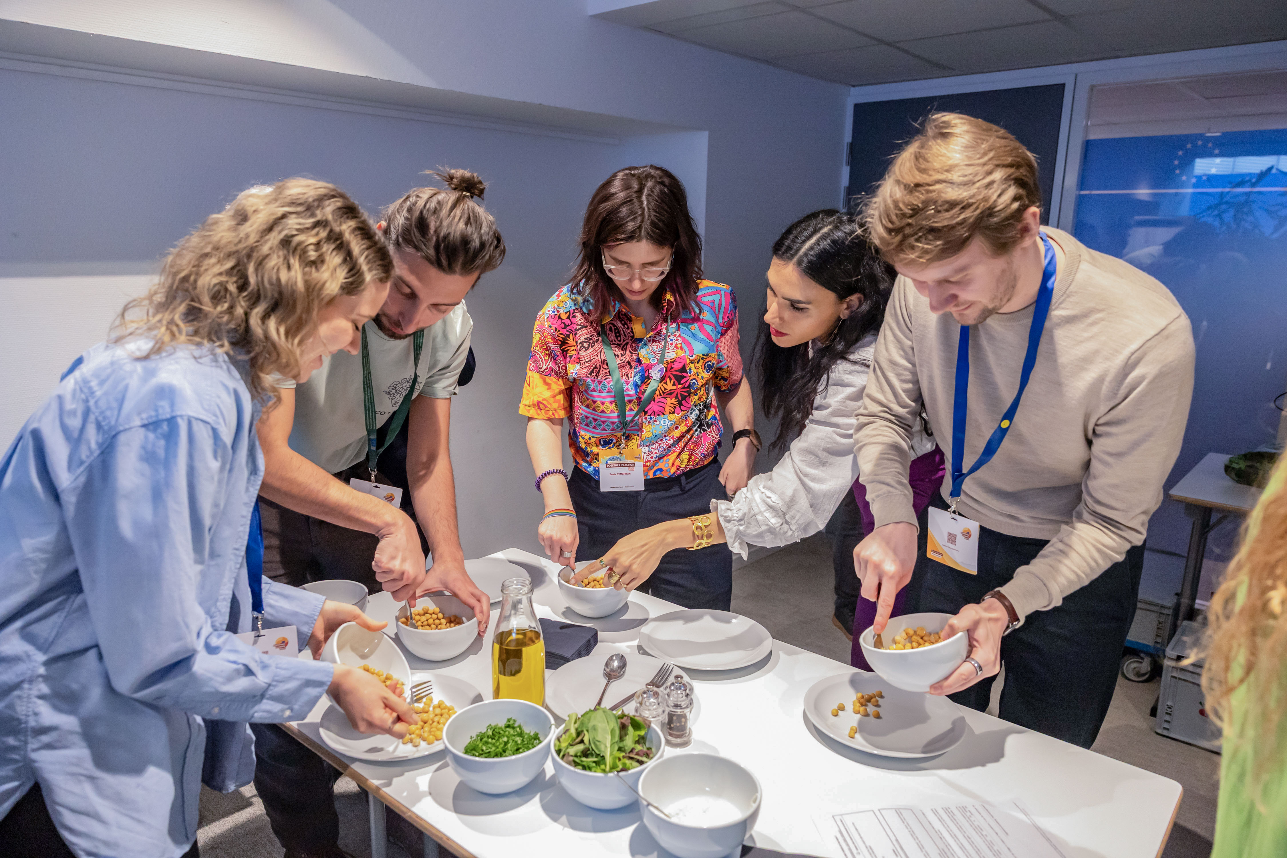 An interactive cooking workshop helped participants explore the climate impact of ingredients 
