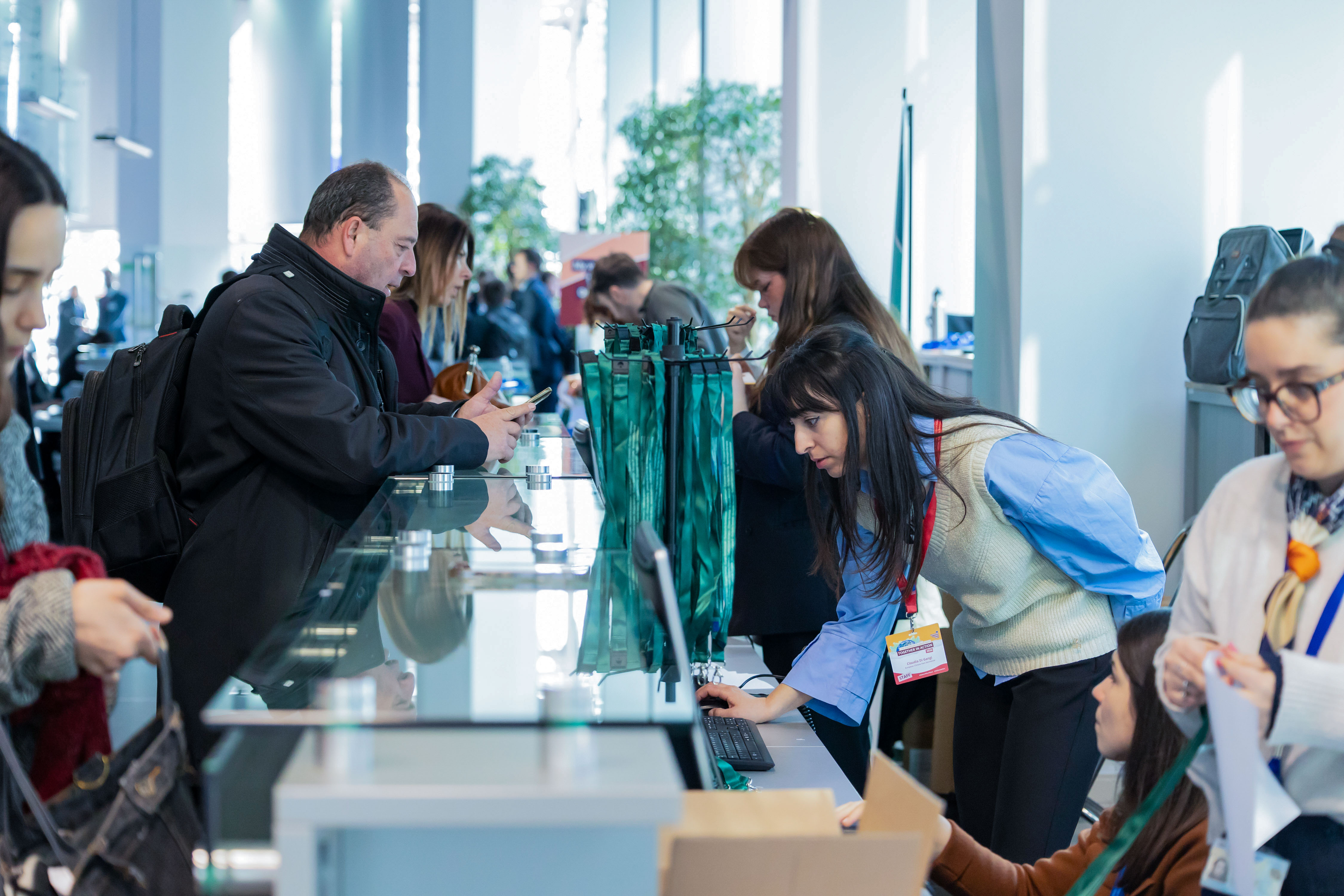 Hundreds of participants joined the event in Brussels in person 