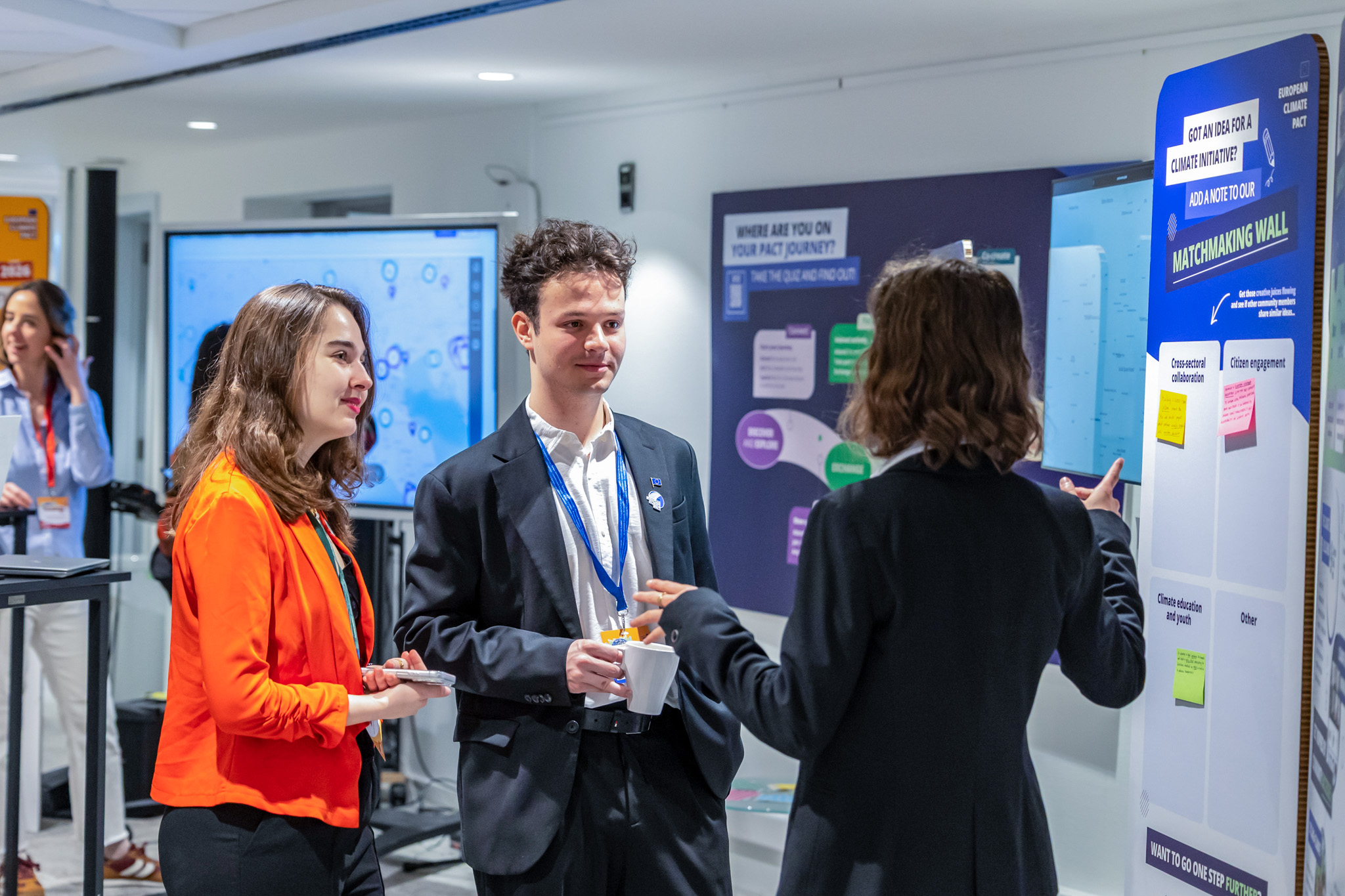 The Pact’s matchmaking wall enabled community members to find potential people to team up with 