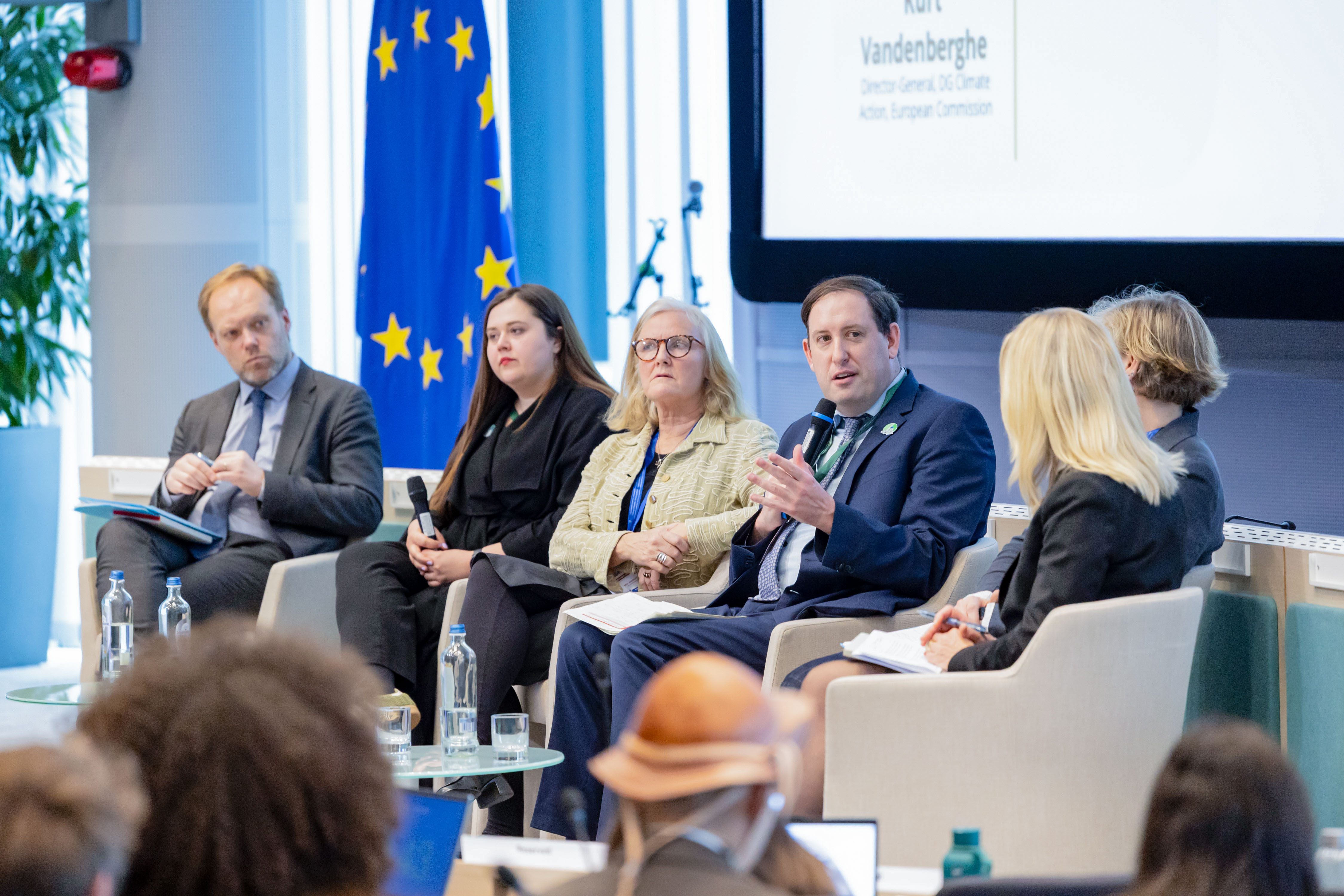 The afternoon plenary sessions included a discussion on climate resilience 