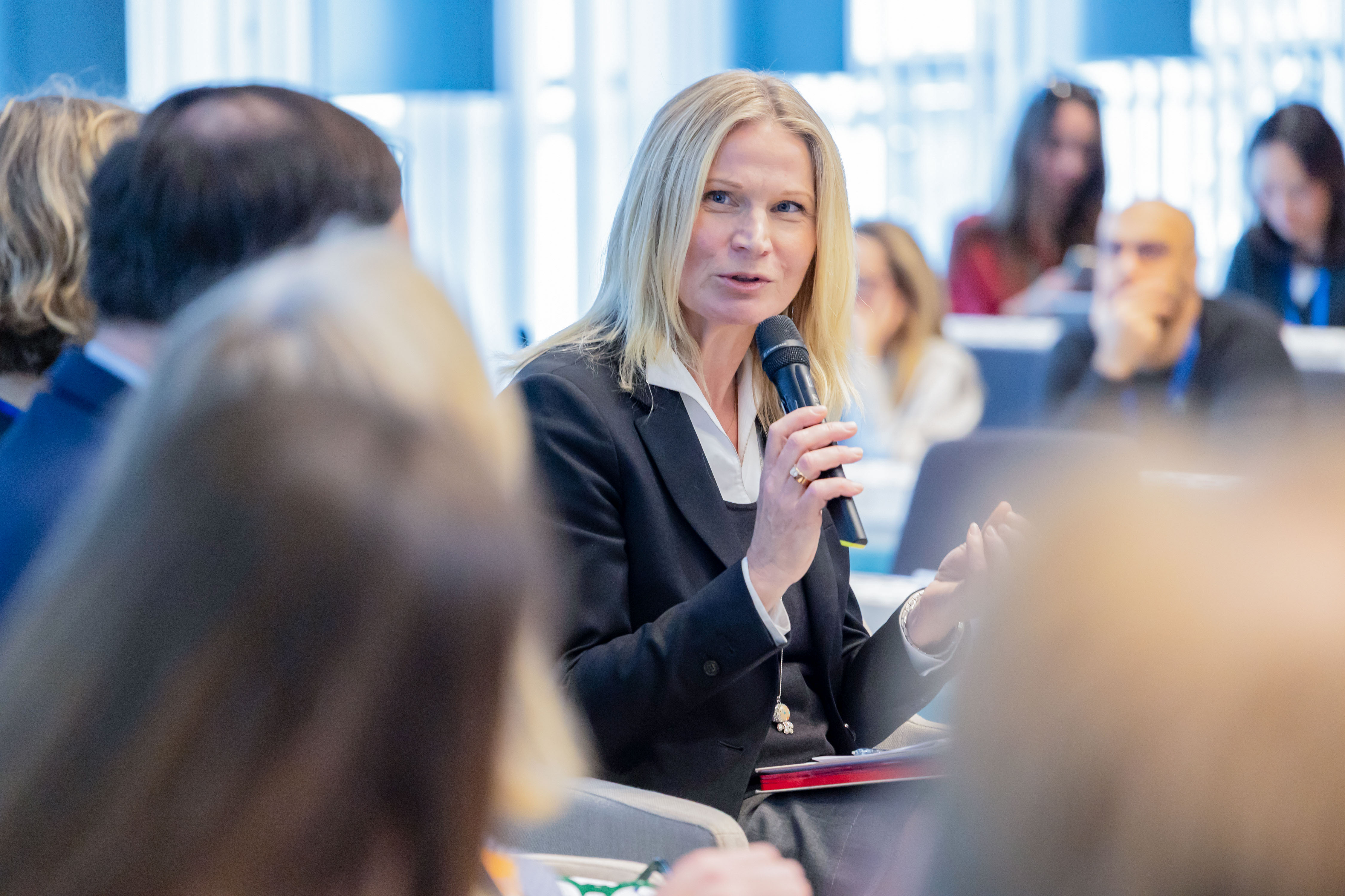 The session was moderated by Elina Bardram, Director for Climate Resilience and Information Management 