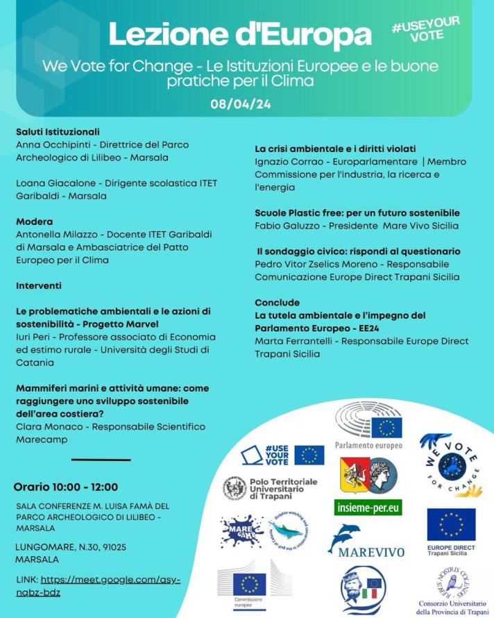 Satellite event: Le istituzioni europee e le buone pratiche per il clima