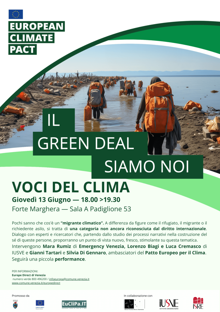 Satellite event: IL GREEN DEAL SIAMO NOI - Voci del Clima / THE GREEN DEAL IS US - Voices of Climate