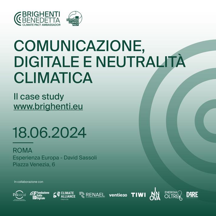 Satellite event Communication, Digital and Climate Neutrality