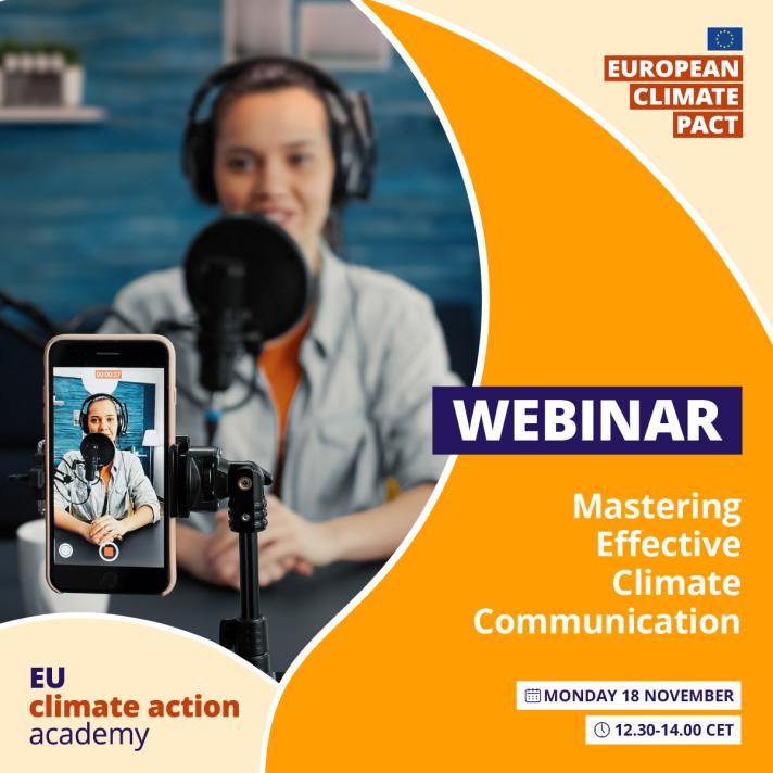 EU Climate Action Academy webinar – Mastering effective communication