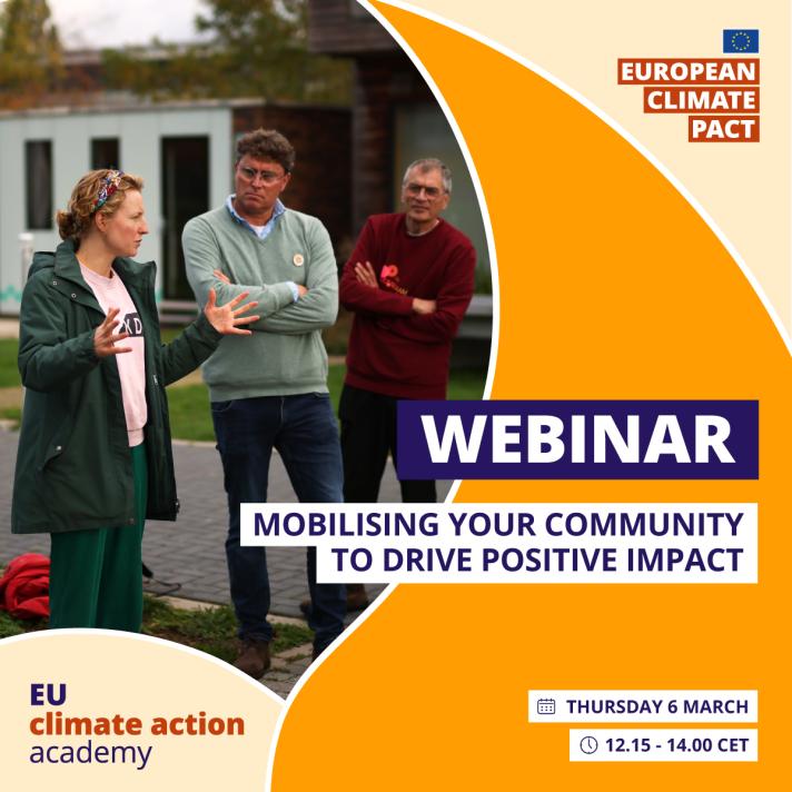 EU Climate Action Academy webinar – Mobilising your community to drive positive impact