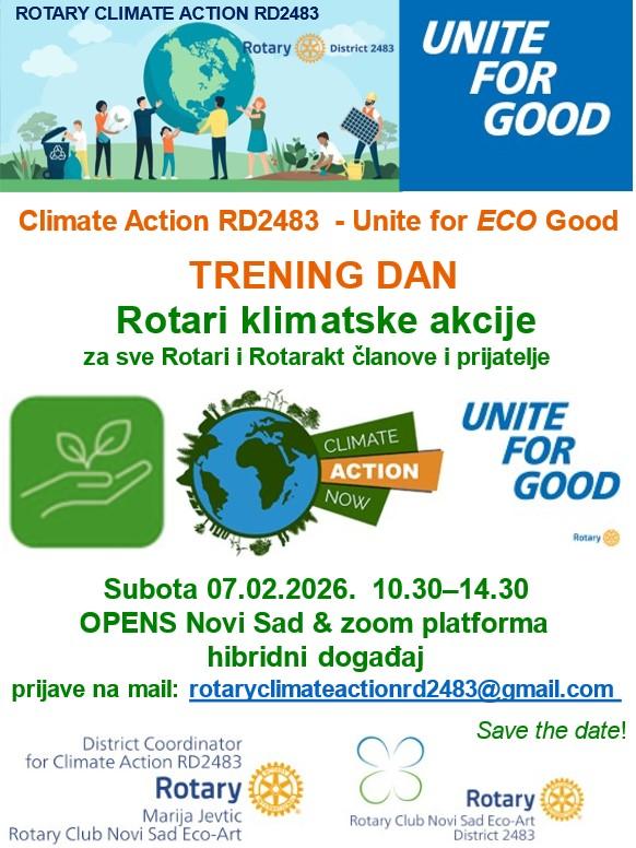 ROTARY CLIMATE ACTION – Training – Unite for ECO Good