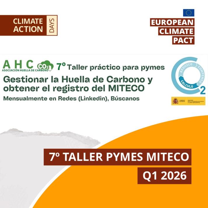 Climate Action Days: 7º Taller Pymes MITECO - Q1 2026