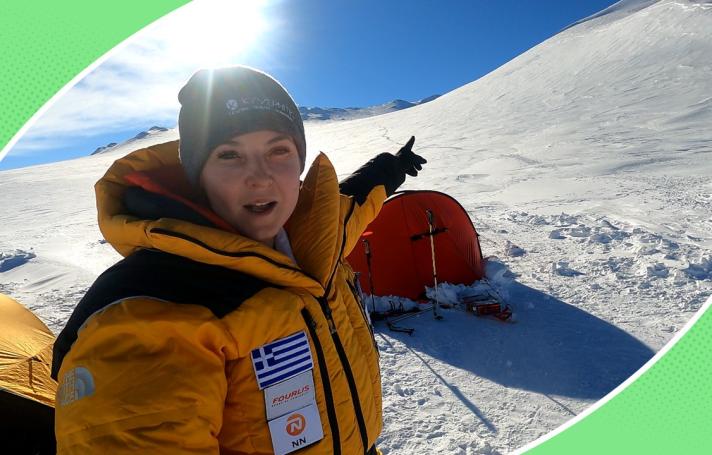 By documenting her expeditions, Vanessa turns distant glaciers and mountains into lessons for people across Europe