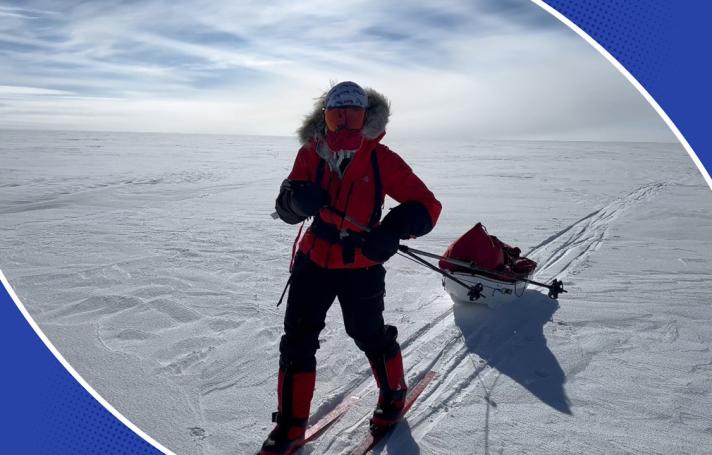 Vanessa travels to extreme environments like the South Pole to witness and document the real impacts of climate change