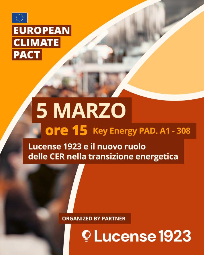 Climate Action Days:CER Lucense 1923 SB and the new role of Energy Communities in the energy transition