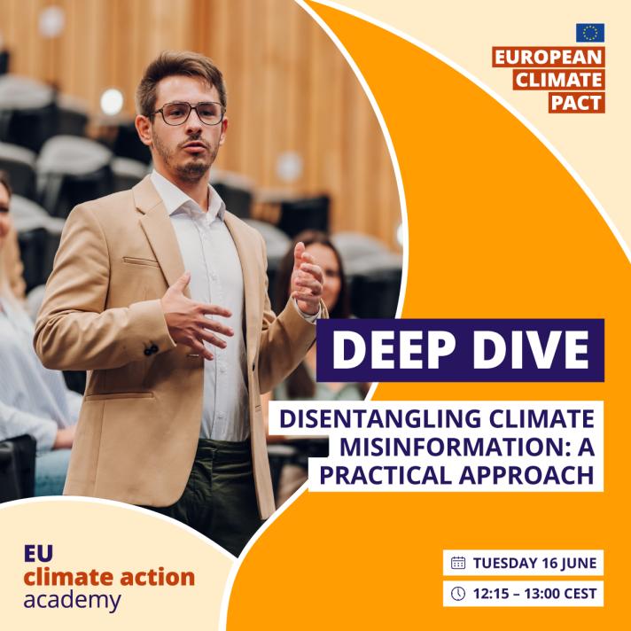 EUCAA webinar: Deep Dive Disentangling climate misinformation