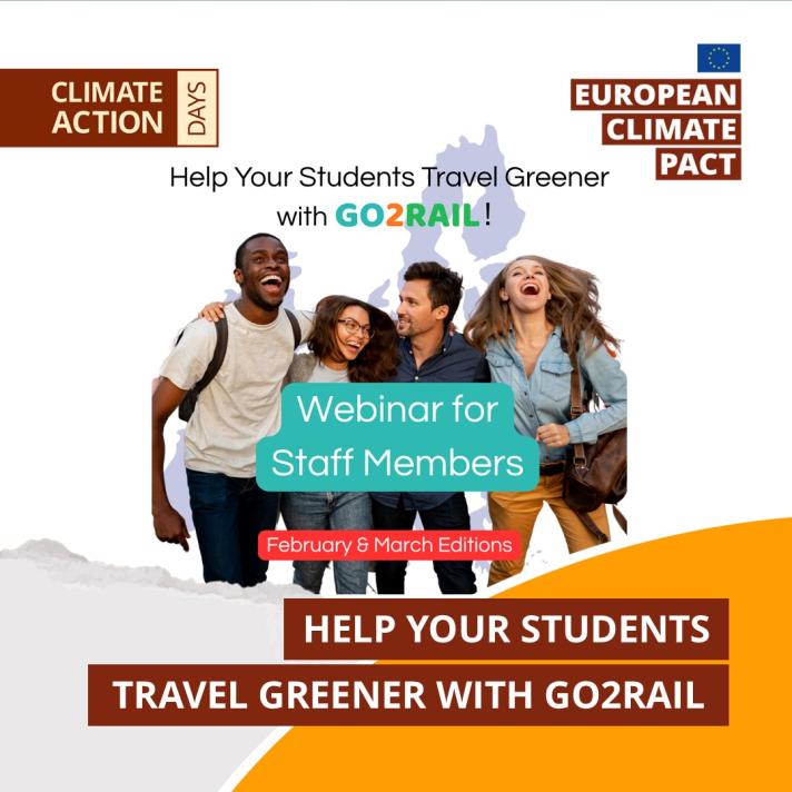 Climate Action Days: Help Your Students Travel Greener with Go2RAIL
