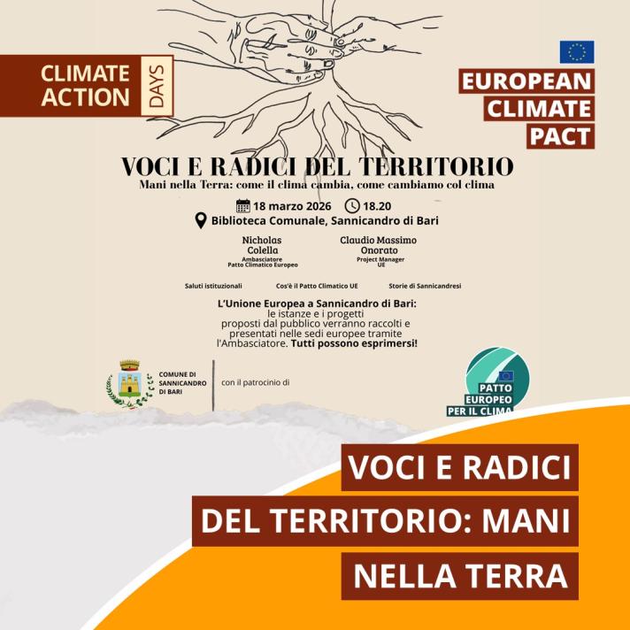 Climate Action Days: Voices and Roots of the Territory: Hands in the Earth
