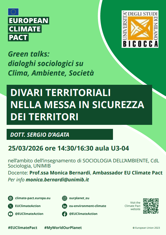 Green Talks sociological dialogues on Clima, Environment and Society