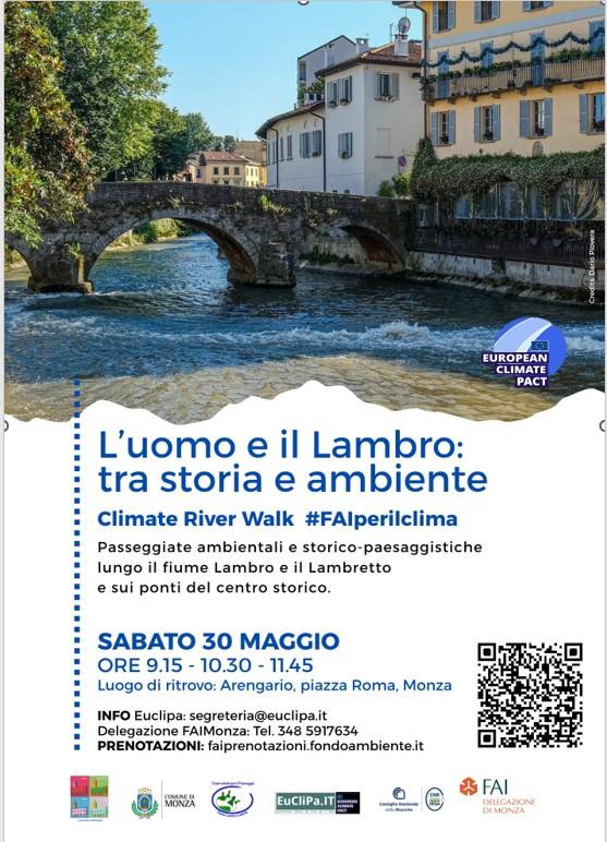 Climate River Walk: "Man and the Lambro River between history and environment"