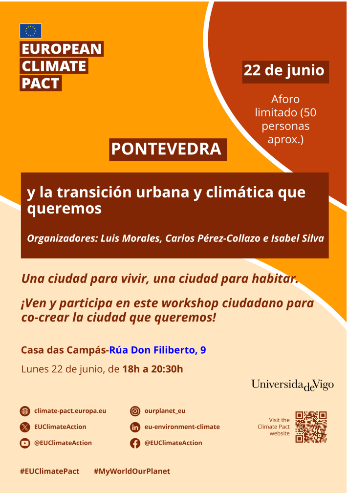 Pontevedra: the urban and climate transition that we want