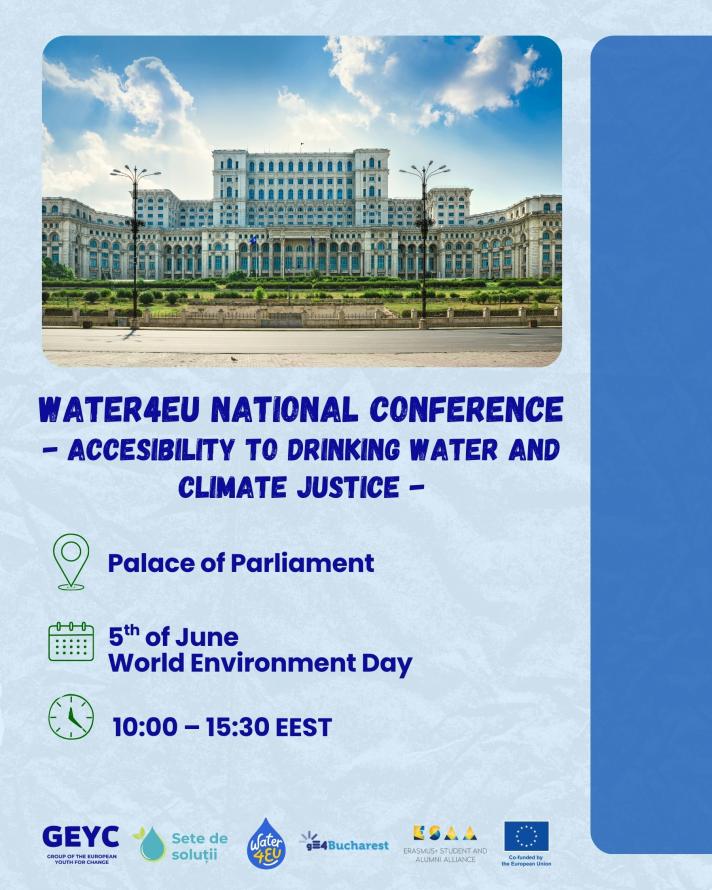 Water4EU National Conference - Accesibility to Drinking Water and Climate Justice