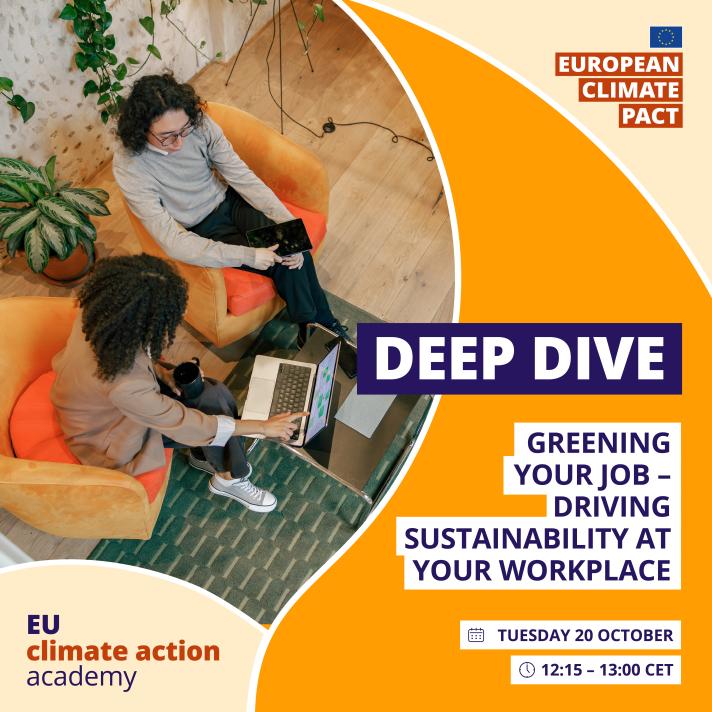 Deep dive: Greening your job – Driving sustainability at your workplace