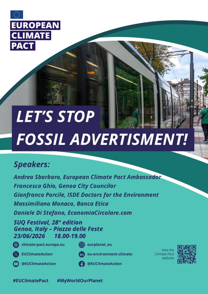 Let's stop fossil advertisement!