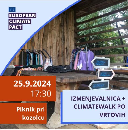 Satellite event: Clothing exchange, book exchange and seed exchange + ClimateWalk at urban gardens