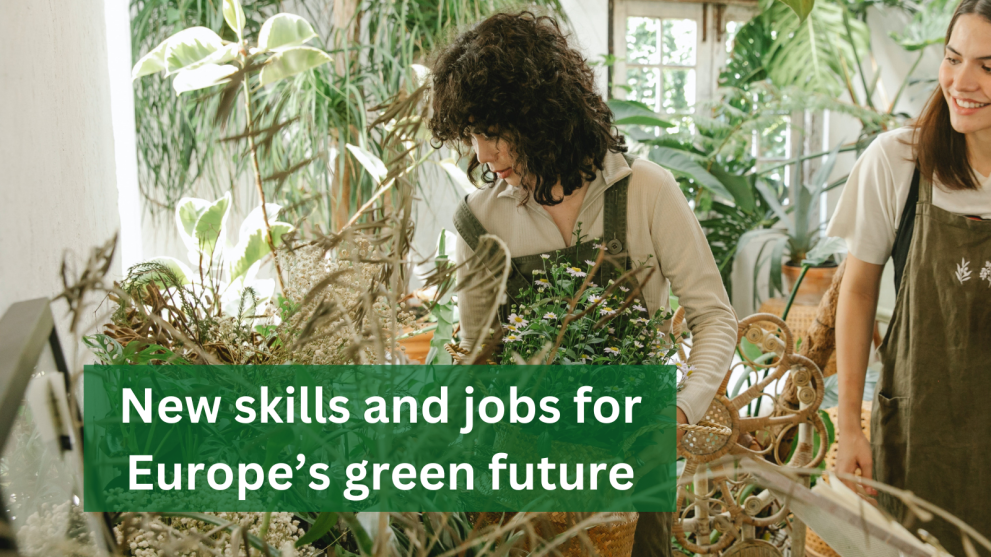 New skills and jobs for Europe’s green future