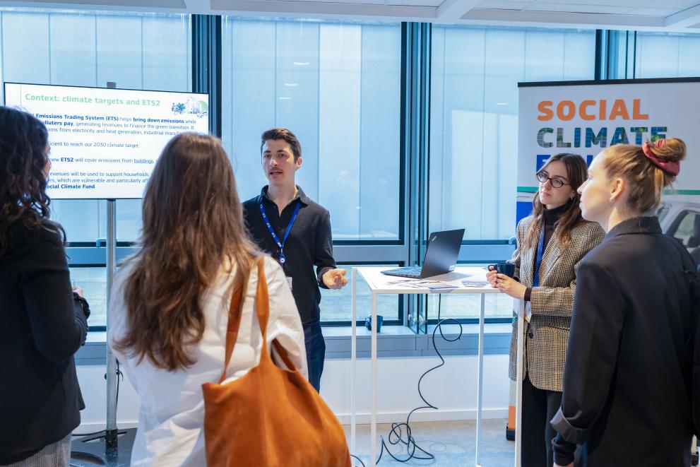 At stands in the Climate Action Village, attendees learned more about EU initiatives  