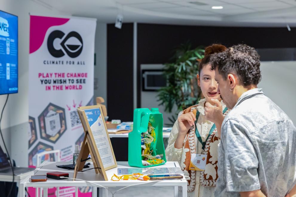 Stands also showcased initiative involving members of the Pact community 