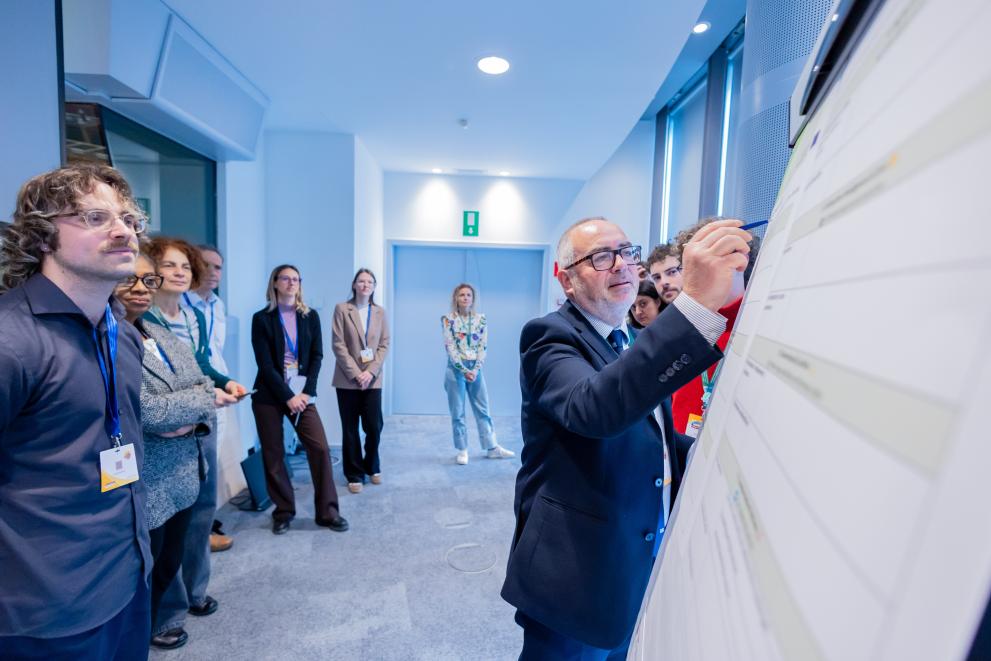 Interactive workshops allowed participants to share ideas in groups 