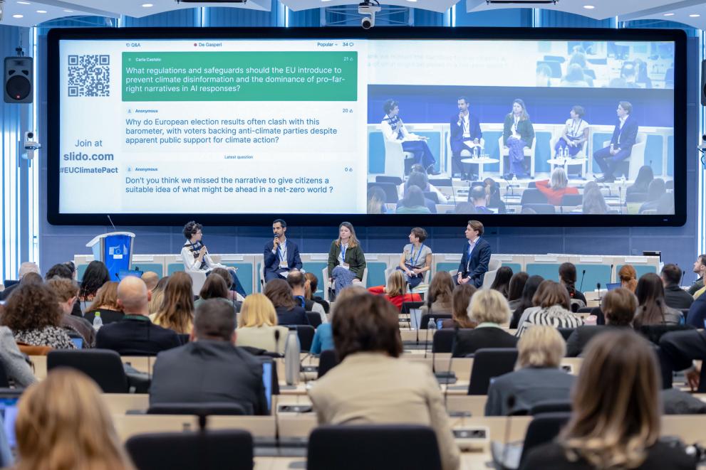 Audience members shared their views on the challenges of disinformation 