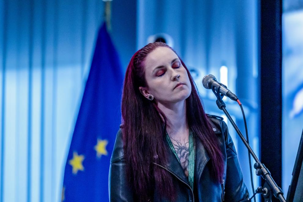 The group is made up of Latvian Pact Ambassadors Dmitrijs Lisenko and Mara Lisenko 