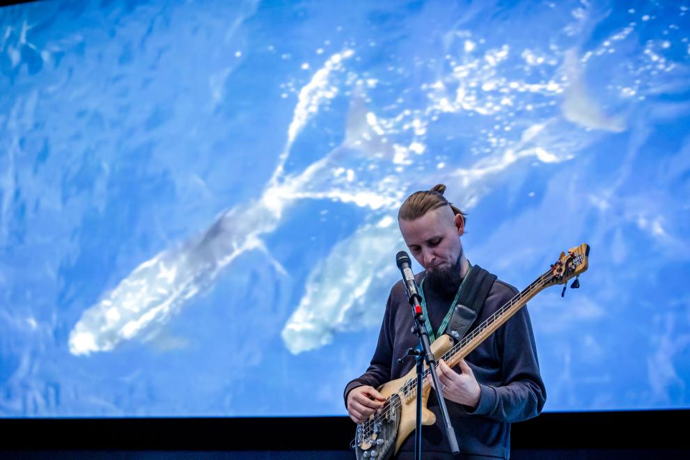 The music connects music, ocean life and scientific exploration 