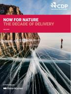 CDP Europe Report 2022 – “Now for Nature: The Decade of Delivery”