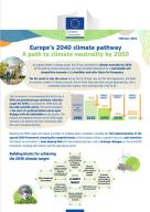 Publication_Factsheet - Europe's 2040 climate pathway