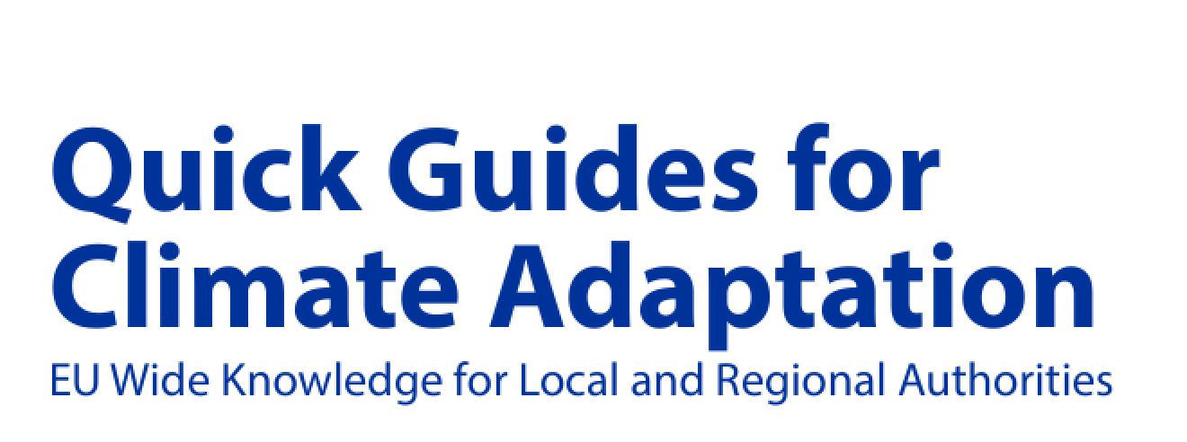Quick Guides for Climate Adaptation