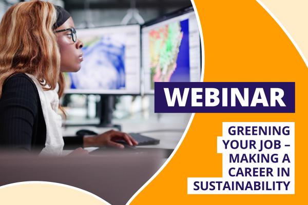 Greening your job – Making a career in sustainability