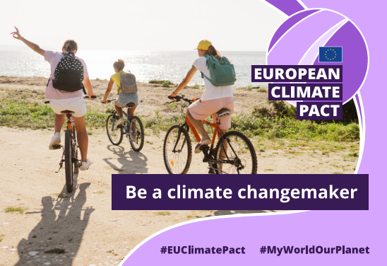 Screenshot of Climate Pact cards